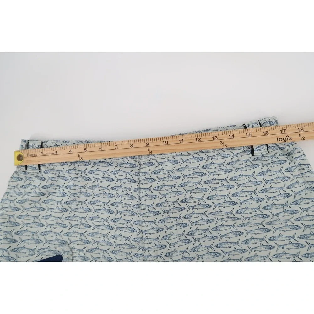 True Flies Shell Creek Short Fishing Shorts Mens Large Blue Fish Performance